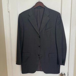 Kiton Black Sports Coat - 42R - 100% Wool